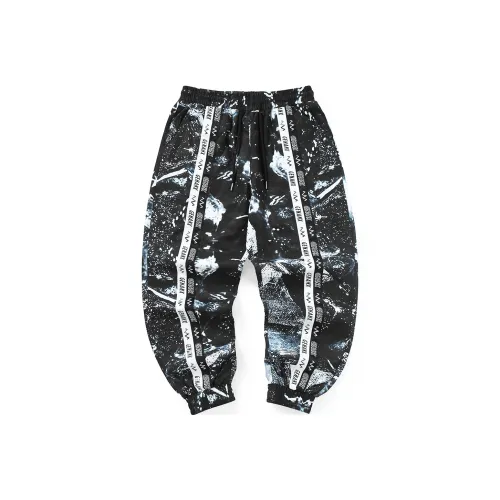 GENANX Повседневные брюки Унисекс Черный