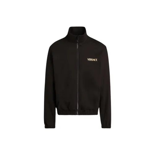 VERSACE SS23 Куртки и Пальто Мужской Черный