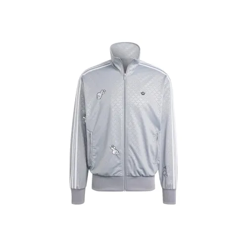 Adidas Originals x Mickey Mouse Микки Маус Co Бренд Куртки и Пальто Мужской Серый