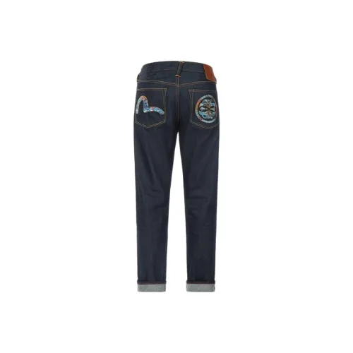 EVISU Джинсовый Синий Мужские Джинсы