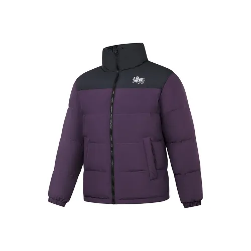 QIAODAN Cozy Nest Пуховик Унисекс Черная смородина Черный