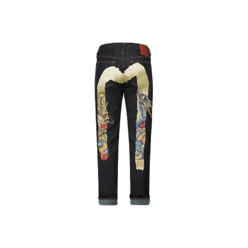 EVISU Джинсовый Синий Мужские Джинсы