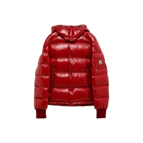 Moncler Красный Мужской Пуховик