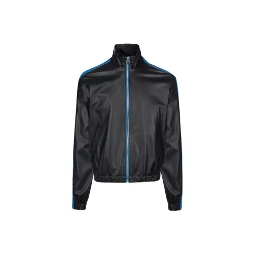 MARNI Черные Мужские Кожаные Куртки