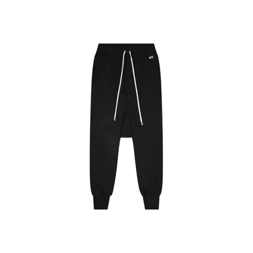 Rick Owens DRKSHDW Черные Мужские Вязаные Спортивные Штаны