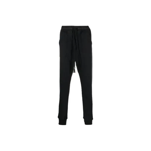 GREG LAUREN Черные мужские вязаные тренировочные штаны