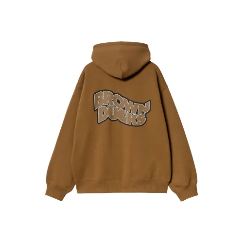 Carhartt WIP С капюшоном Коричневый Ducks Куртка Унисекс Коричневый