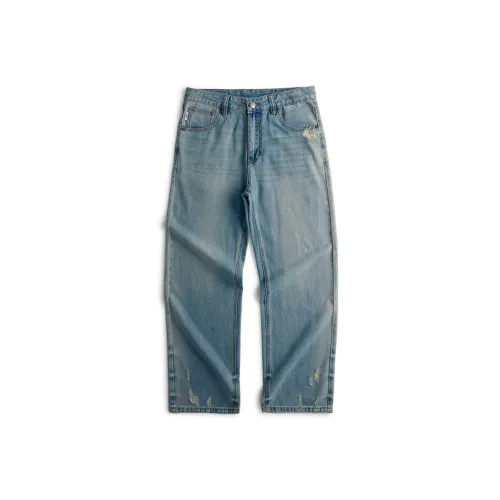 KUXIANSEN Джинсы Унисекс Light Синий
