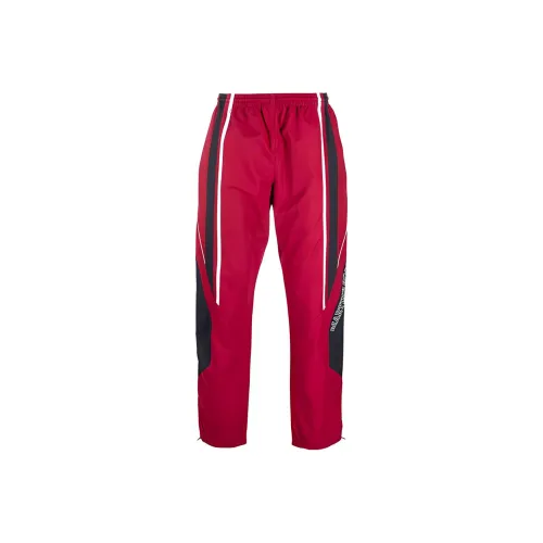 MARTINE ROSE Red Men's Knitted Training Pants MARTINE ROSE Красные мужские вязаные тренировочные штаны