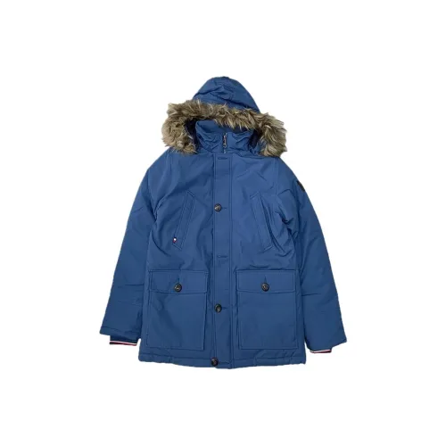 Tommy Hilfiger Синий Мужской Пуховик
