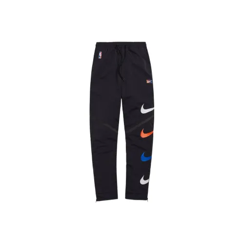 KITH x Nike для New York Knicks Брюки Черные Вязаные Тренировочные Мужские Черные