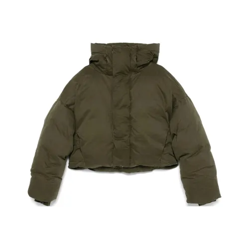 Entire Studios Пуховик Мужской Плющево-зеленый