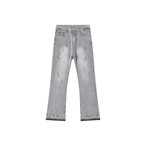 GEOFFREY B. SMALL Джинсы Унисекс Бетон Серый