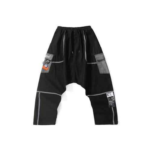 GENANX Брюки Baggy Джинсы Унисекс