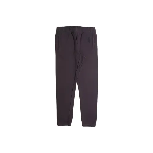 Chrome Hearts Темно-коричневые мужские вязаные тренировочные брюки