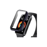 [Чернила Синий] ПК + Защита экрана из закаленного стекла с встроенным чехлом и пленкой