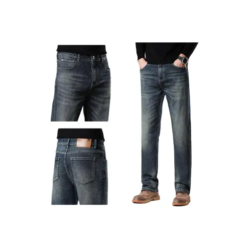 DABAISHA Джинсы Мужские Deep Винтаж Синий