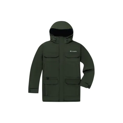 Columbia Landroamer Пуховик Мужской Темно-зеленый