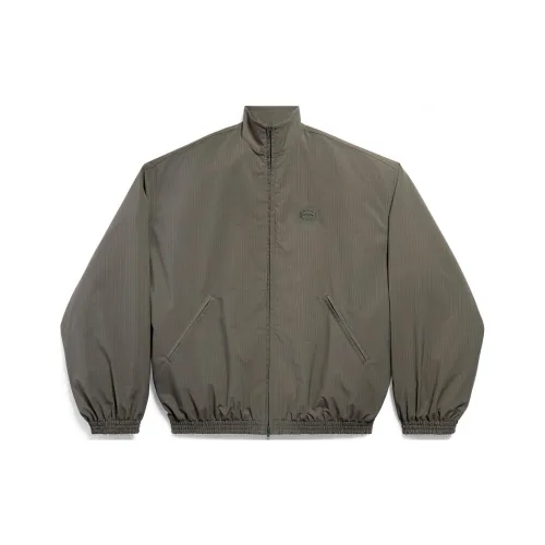 Balenciaga Unity Спорт Icon COCOON KICK Ветровки Пальто Свободный крой Мужской Оливковый