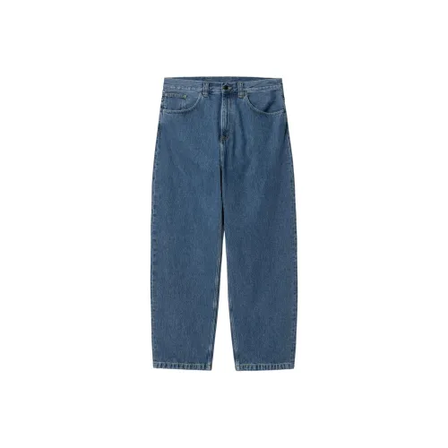 Carhartt WIP Blue Men's Jeans Кархартт WIP Синий Мужской Джинсы