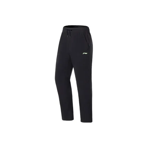 LINING Fitness Series Вязаные Спортивные Штаны Мужские Черные