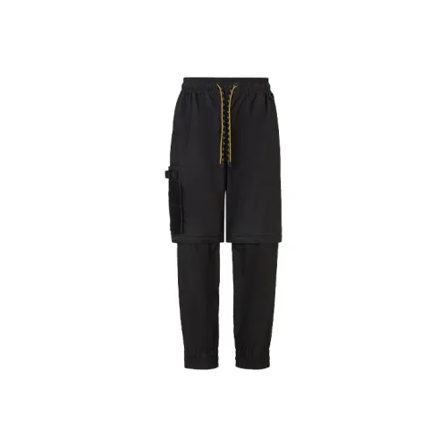 FENDI Мужские Повседневные Брюки Черные