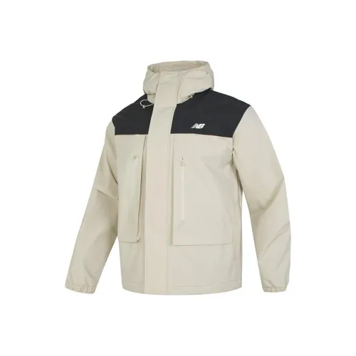 New Balance совместный бренд Куртки и Пальто Мужской Серый Белый