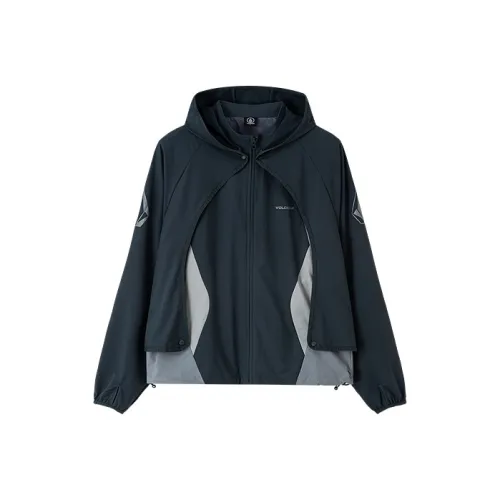 VOLCOM Серо-голубая унисекс куртка