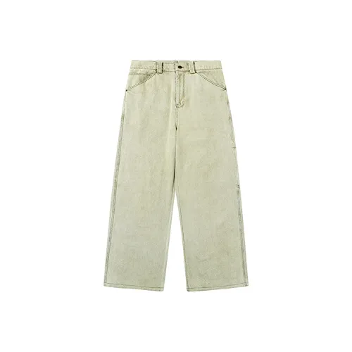 TGNS Светло-зеленые унисекс джинсы