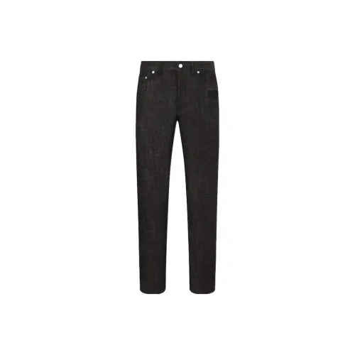 DIOR Carbon Gray Мужские Джинсы