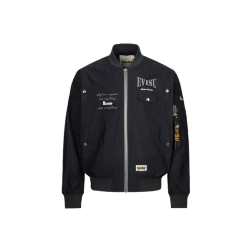 EVISU Темно-синие мужские куртки