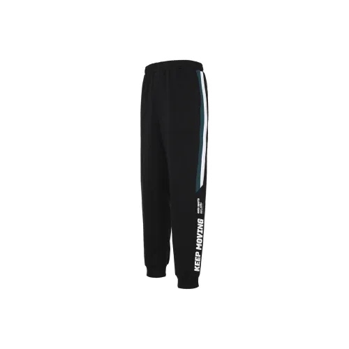 Anta Life Collection Черные Мужские Вязаные Спортивные Штаны