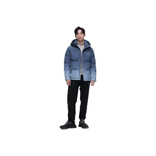 Yalu Пуховик Мужской Синий Серый