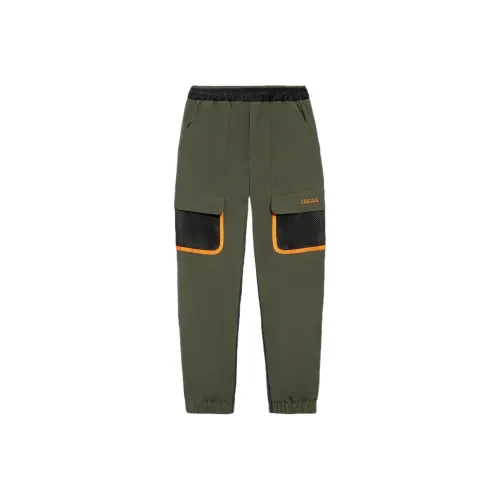 LINING Темно-оливково-зеленые мужские вязаные тренировочные брюки