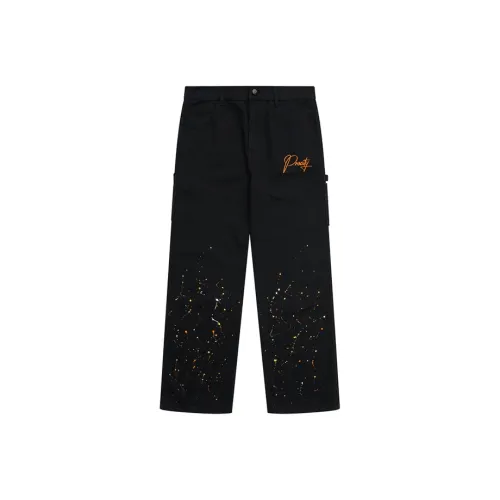 PRO Городской 2024 Осенние и Зимние Джинсы Свободного кроя Унисекс 1 Пачка