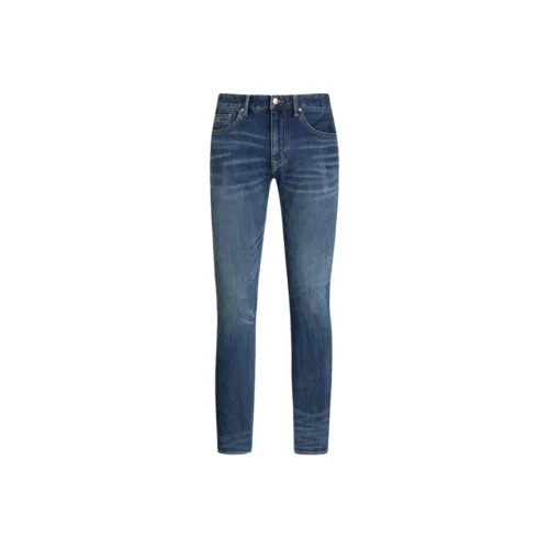 ARMANI EXCHANGEAE SS24 Джинсы Мужские Джинсовый Синий