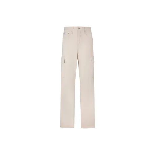 Calvin Klein 1AA Бежевый Абрикос Мужские Джинсы