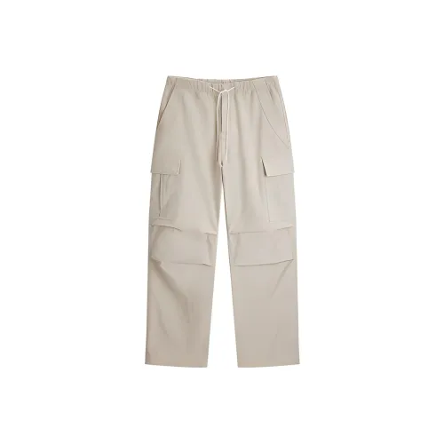 PEACEBIRD MEN Light Gray 1 Прямой крой Мужские Карго Брюки
