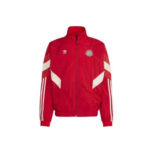Adidas Originals FC Bayern adidas x Originals FC Bayern TRACK TOP Куртка Мужская Красная