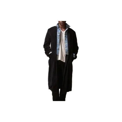 GREG LAUREN FW23 Тренчкот Мужской Черный