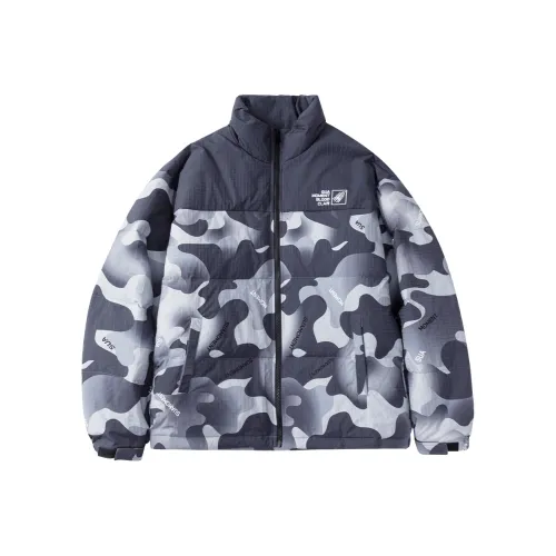 Suamoment Зимний белый цвет утиный пух термический топ куртка унисекс