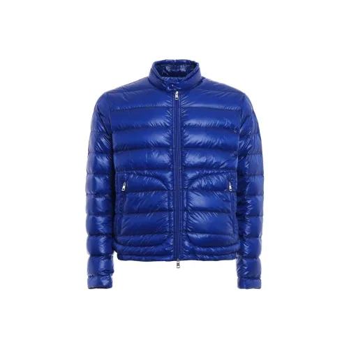 Moncler Acorus Series Пуховик Мужской Синий