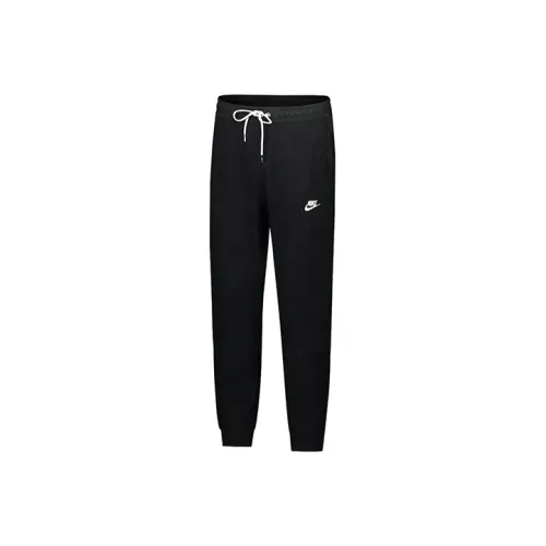 Nike Черные Мужские Вязаные Тренировочные Штаны