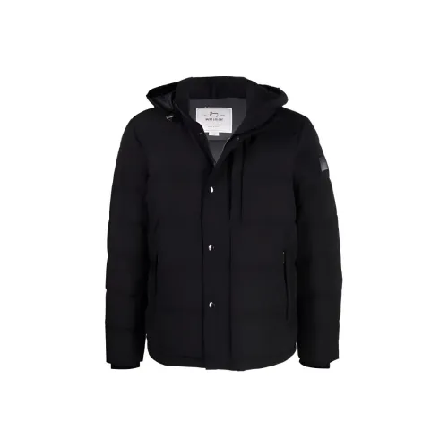 WOOLRICH Хлопковый пуховик Мужской Черный