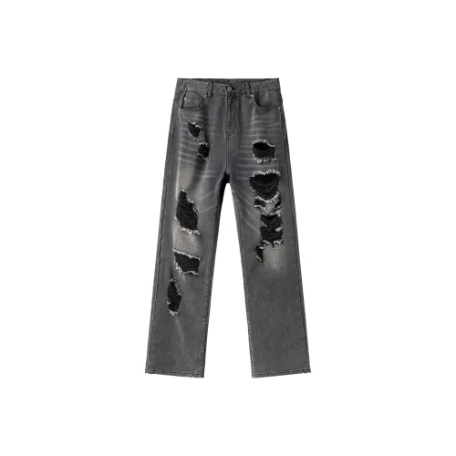 PILOTDRAGON Шнур Джинсы прямого кроя Унисекс