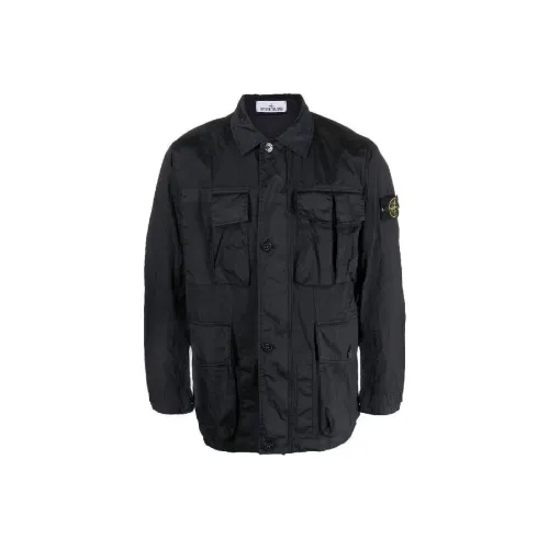 STONE ISLAND Куртки и Пальто Мужской Морской Синий