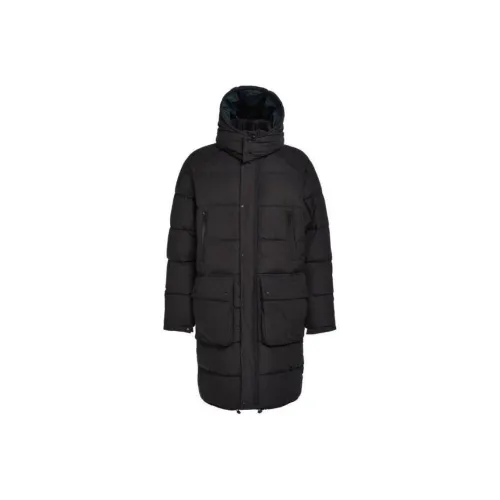 BARBOUR Хлопковый пуховик Мужской Черный