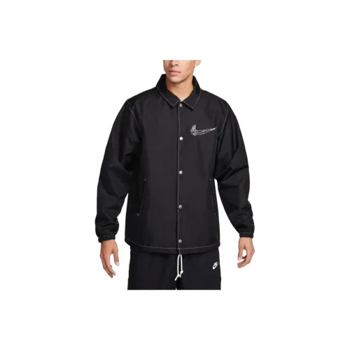 nike Куртки и Пальто Мужской Черный