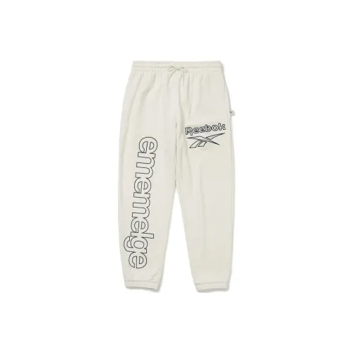 MMLG Белые Мужские Вязаные Спортивные Штаны