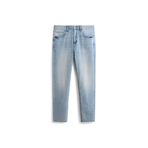 PEACEBIRD MEN Джинсы Мужские Джинсовые Светло-Синие 1